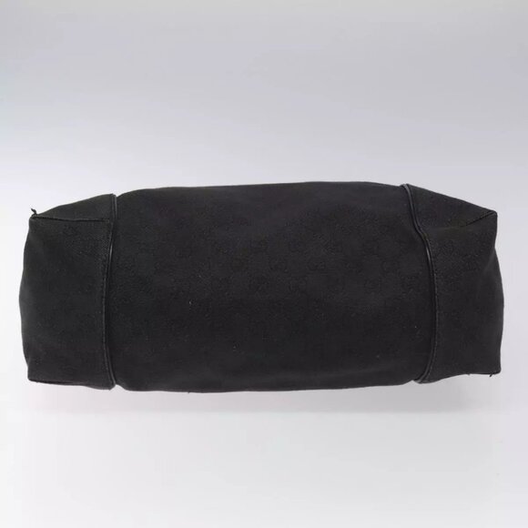 GUCCI GG Canvas Shoulder Bag Black 101292 Auth - Picture 9 of 16